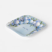 Blauballons Papierplatte Pappteller (Gewinkelt)