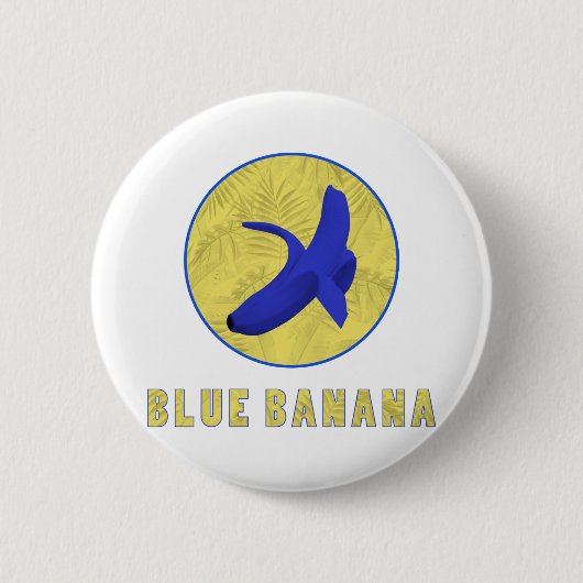 Blaubanane Button (Vorderseite)