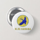 Blaubanane Button (Vorne & Hinten)