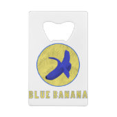 Blaubanane Geldbeutel Flaschenöffner (Rückseite)