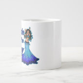 Blaubauchtänzerin Jumbo-Tasse (Vorderseite)
