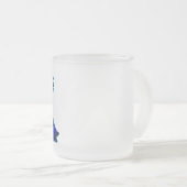 Blaubauchtänzerin Mattglastasse (VorderseiteRechts)