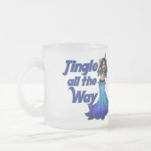 Blaubauchtänzerin Mattglastasse (Links)