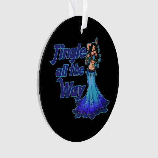 Blaubauchtänzerin Ornament (Vorderseite)