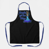 Blaubauchtänzerin Schürze (Vorderseite)