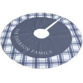 Blaubaum-Rock Polyester Weihnachtsbaumdecke (Schrägansicht)