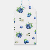 Blaubeer-Baby-Party Danke Geschenkanhänger (Rückseite)