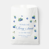 Blaubeer-Baby-Party Geschenktütchen (Vorderseite)