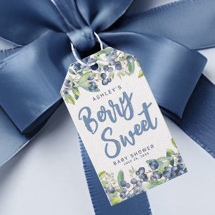 Blaubeer-Beeren-süße-Baby-Party Geschenkanhänger