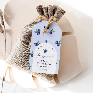 Blaubeer-Beeren-süßer Geburtstag Geschenkanhänger