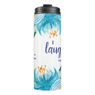 Blaubeer-Blumen-Schwägerin Lustiger Spruch Thermosbecher