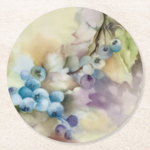 Blaubeer Botanischer Untersetzer Geschenk für Ob