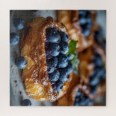 Blaubeer-Dänischer Plunder Puzzle (Horizontal)
