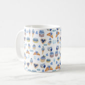 Blaubeer-Dessertliebhaber Kaffeetasse (Vorderseite Links)