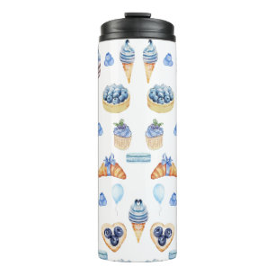 Blaubeer-Dessertliebhaber Thermosbecher