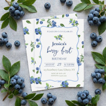 Blaubeer Erster Geburtstag