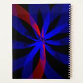Blaubeer-Farbzentrum Geometrischer Spiralplaner Planer (Rückseite)