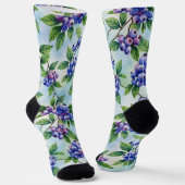 Blaubeer-Fruchtsocken Socken (Gewinkelt)
