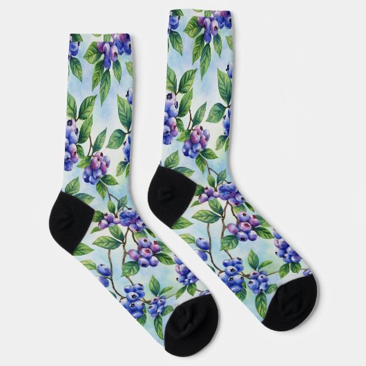 Blaubeer-Fruchtsocken Socken (Rechts)