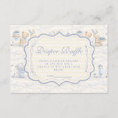 Blaubeer-Häschen-Teddy-Windel-Wettbewerb Begleitkarte (Vorderseite)