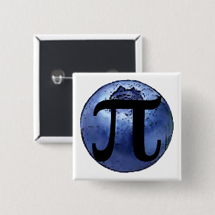 Blaubeer-Pi-Knopf Button