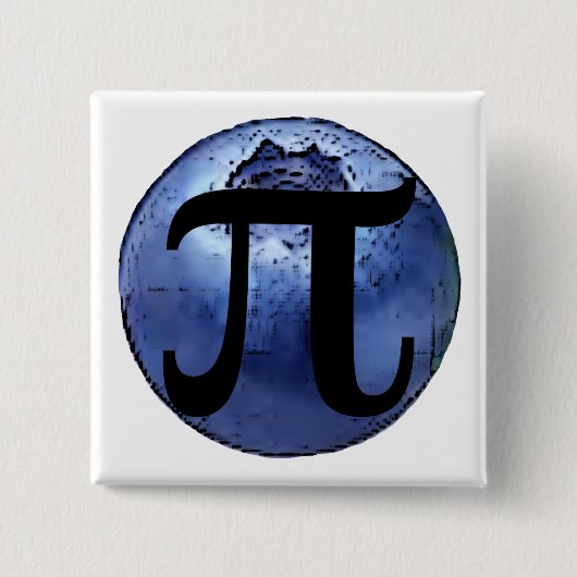 Blaubeer-Pi-Knopf Button (Vorderseite)