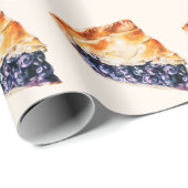 Blaubeer-Pie Geschenkpapier (Rolleneckpunkt)