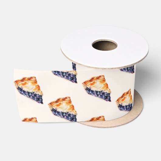 Blaubeer-Pie Satinband (Spule)