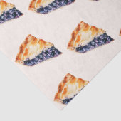 Blaubeer-Pie Seidenpapier (Detail)