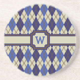 Blaubeer-Scone-Argyle-Sandstein-Getränkeuntersetze Untersetzer