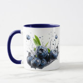 Blaubeer-Splash-Becher Tasse (Links)