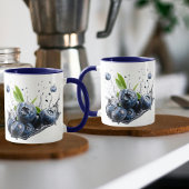 Blaubeer-Splash-Becher Tasse