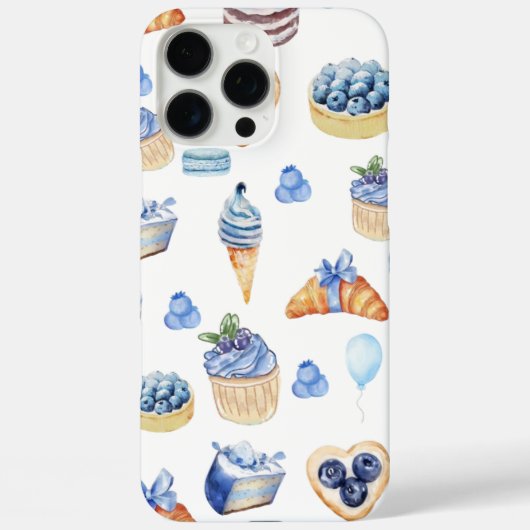 Blaubeer-Süßigkeiten Case-Mate iPhone Hülle (Rückseite)