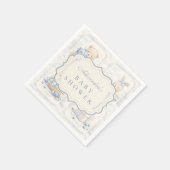 Blaubeer-Teddy-Garten-Toilette-Baby-Party Serviette (Ecke)