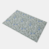 Blaubeerbaum, William Morris Fußmatte (Schrägansicht)