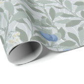 Blaubeerbaum, William Morris Geschenkpapier (Rolleneckpunkt)