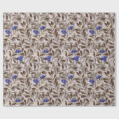 Blaubeerbaum, William Morris Geschenkpapier (Flach)
