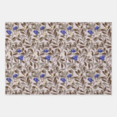 Blaubeerbaum, William Morris Geschenkpapier Set (Vorderseite 3)