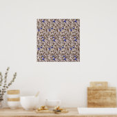 Blaubeerbaum, William Morris Poster (Küche)