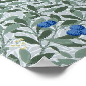 Blaubeerbaum, William Morris Poster (Ecke)
