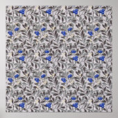 Blaubeerbaum, William Morris Poster (Vorne)