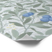 Blaubeerbaum, William Morris Poster (Ecke)