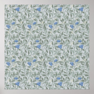 Blaubeerbaum, William Morris Poster