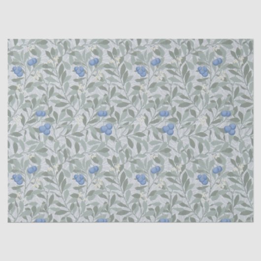 Blaubeerbaum, William Morris Seidenpapier (Vorderseite)