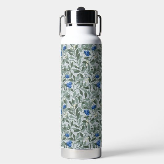 Blaubeerbaum, William Morris Trinkflasche (Vorderseite)