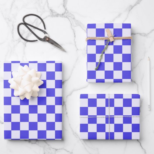 Blaubeercreme-Karu-Muster Geschenkpapier Set (Vorderseite)
