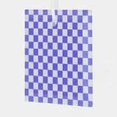 Blaubeercreme-Karuomuster Ornament Aus Glas (Vorderseite links)