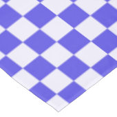 Blaubeercreme-Karuomuster Tischdecke (Schrägansicht)