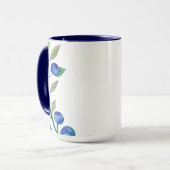 Blaubeerdesign Tasse (Vorderseite Links)