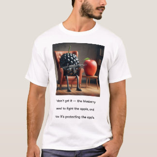 Blaubeere Apfel T-Shirt